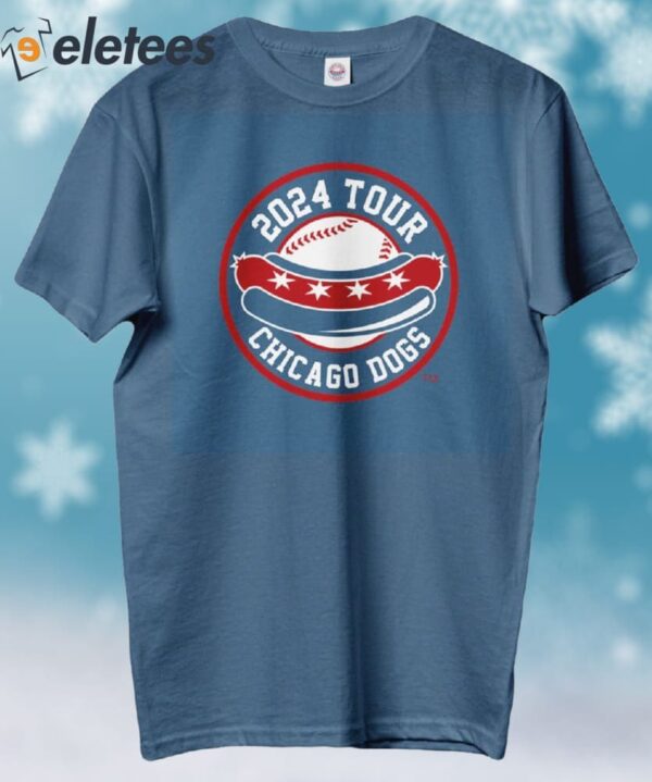Chicago Dogs Baseball 2024 Tour Shirt