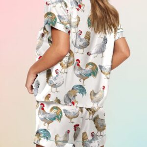 Chicken Pattern Pajama Set2