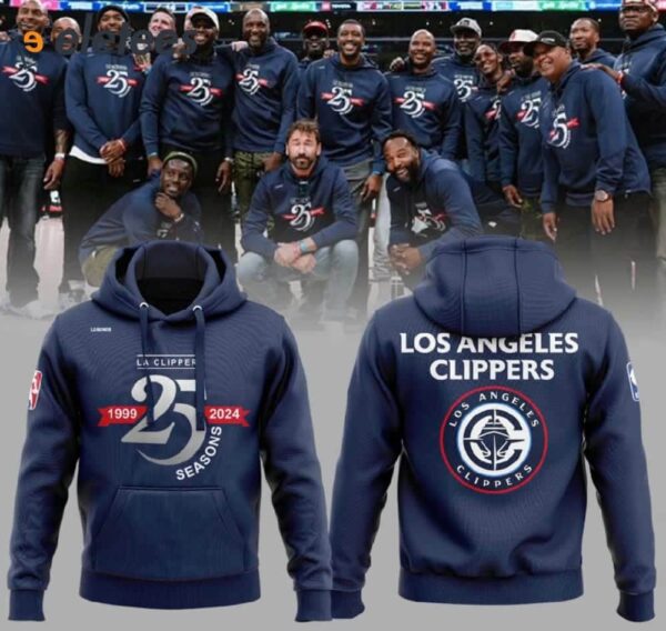 Clippers up to celebrate 25 years in DTLA Hoodie