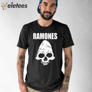 Cm Punk Ramones Skull Shirt 1