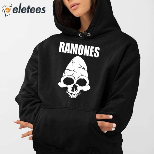 Cm Punk Ramones Skull Shirt