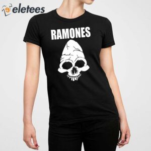 Cm Punk Ramones Skull Shirt 4