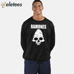 Cm Punk Ramones Skull Shirt 5
