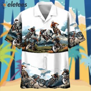 Colorado Mountain Bike Hawaiian Shirt