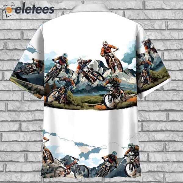 Colorado Mountain Bike Hawaiian Shirt