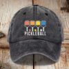 Colorful Pickleball Print Hat