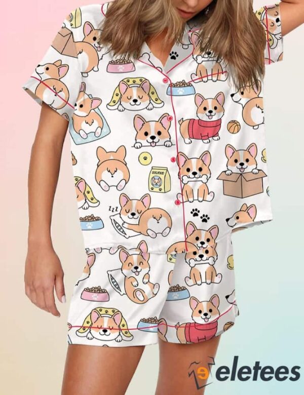Cute Corgi Butt Pajama Set