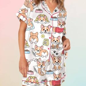 Cute Corgi Butt Pajama Set1