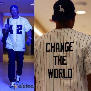 Dave Roberts Jackie Robinson Day 42 Change The World Jersey