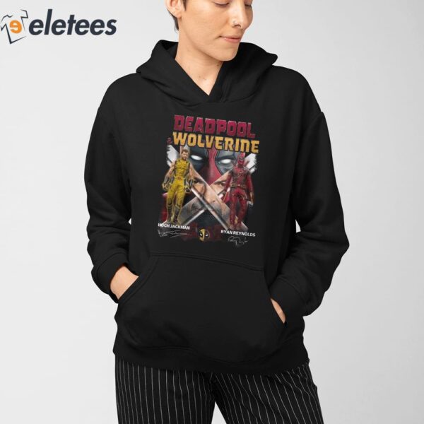 Deadpool And Wolverine Ryan Reynolds Hugh Jackman Signature Shirt