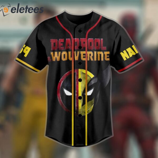 Deadpool Wolverine What Hugh’e Hands You’ve Got Custom Name Baseball Jersey