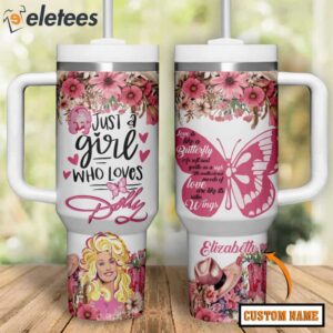 Dolly Parton Just A Girl Who Loves Stanley Tumbler