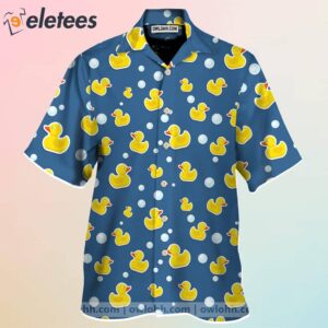 Duck Pattern Hawaiian Shirt