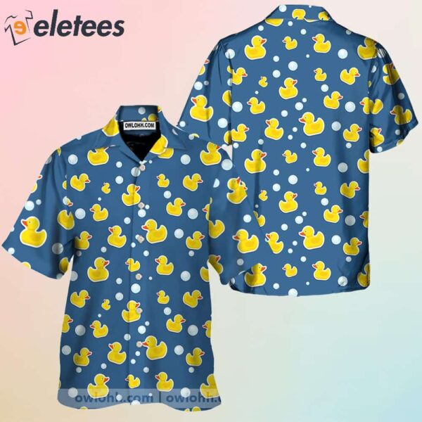 Duck Pattern Hawaiian Shirt