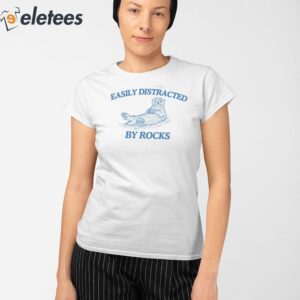 Easily Distracted By Rocks Otter Shirt 2