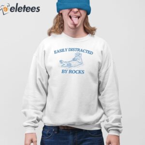 Easily Distracted By Rocks Otter Shirt 4
