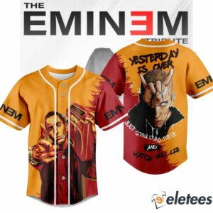 Eminem Yesterday Is Over And Watch You Lie Baseball Jersey