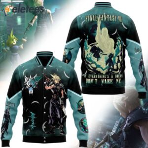 Final Fantasy VII If Everything A Dream Don’t Wake Me Baseball Jacket