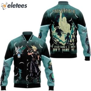 Final Fantasy VII If Everything A Dream Dont Wake Me Baseball Jacket1