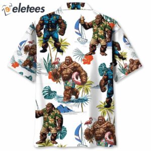 Funny Bigfoot Summer Hawaiian Shirt1