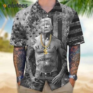 Funny Donald Trump Gangters Hawaii Shirt