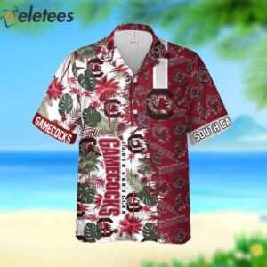 Gamecocks Tropical Love Ocean Hawaiian Shirt 2