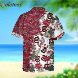 Gamecocks Tropical Love Ocean Hawaiian Shirt 3