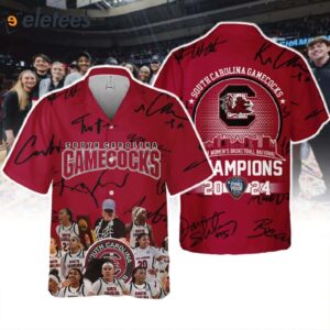 Gamecocks Women’s Basketball National Champions 2024 Signature Hawaiian Shirt