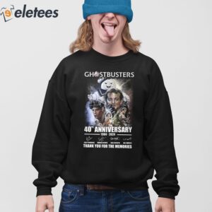 Ghostbusters 40th Anniversary 1984 2024 Thank You For The Memories Shirt 4