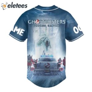 Ghostbusters Frozen Empize Custom Name Baseball Jersey2