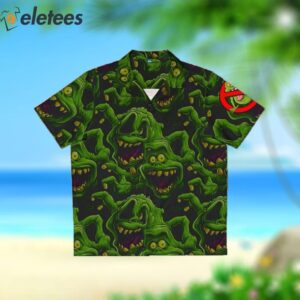 Ghostbusters Slimer Fun Pattern Movie Enthusiast Hawaiian Shirt