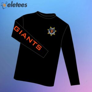 Giants Law Enforcement Appreciation Night Long Sleeve Shirt Giveaway 2024