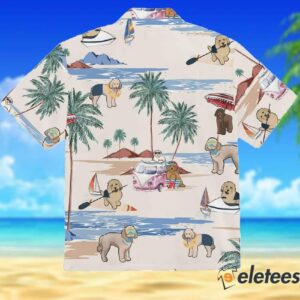 Goldendoodle Summer Beach Hawaiian Shirt 2