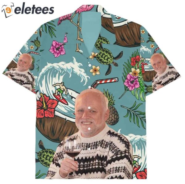 Grandfather Harold Meme Hawaiian Shirt