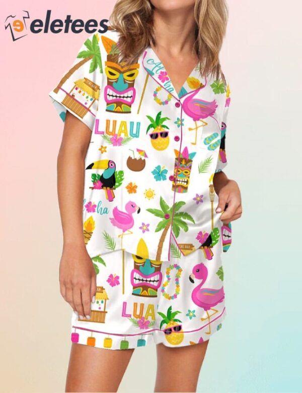 Hawaiian Travel Luau Pajama Set