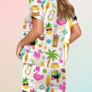 Hawaiian Travel Luau Pajama Set2