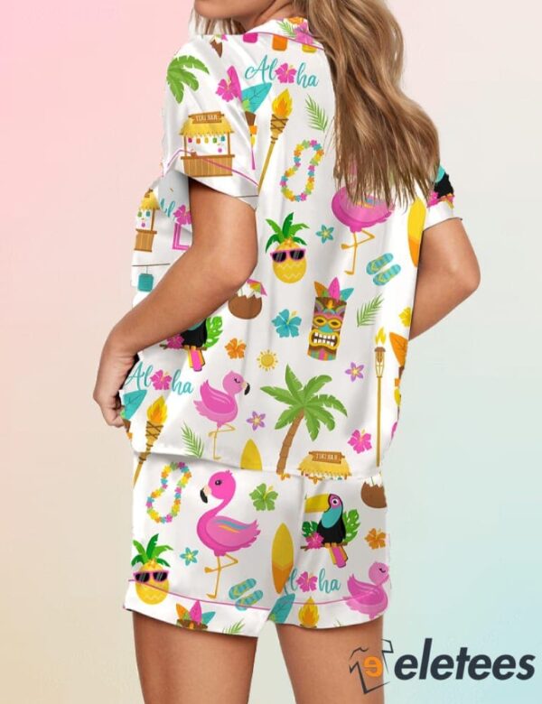 Hawaiian Travel Luau Pajama Set