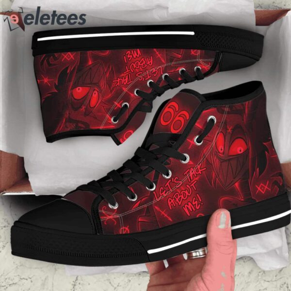 Hazbin Hotel Let’s Talk About Me High Top Shoes