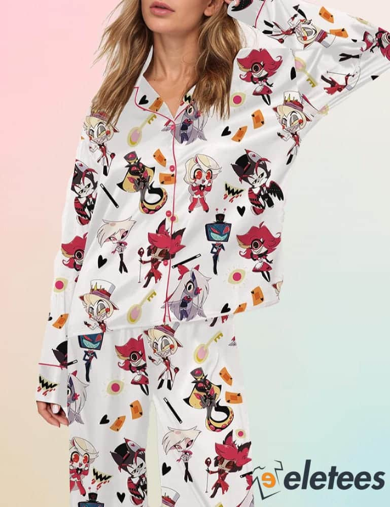 Hazbin Hotel Long Sleeve Pajama Set