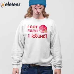 I Got Fingered Bowling Arcade At Round1 Shirt 4