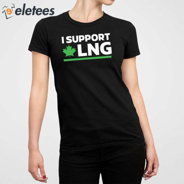 I Support Canadian Lng The World Needs More Canadian Energy Shirt