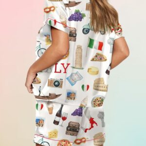 Italy Roma Travel Pajama Set3