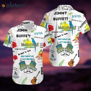 Jimmy Buffett Margaritaville Why Don't We Get Drunk Beach House On The Moon Hawaiian Shirt