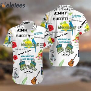 Jimmy Buffett Margaritaville Why Dont We Get Drunk Beach House On The Moon Hawaiian Shirt 2