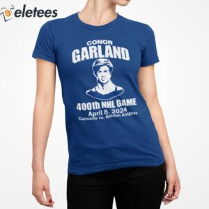 Jt Miller Conor Garland 400Th Nhl Game Shirt 2
