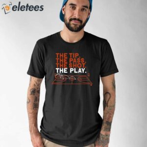 Kara Thornton The Tip The Pass The Shot The Play Shirt 1