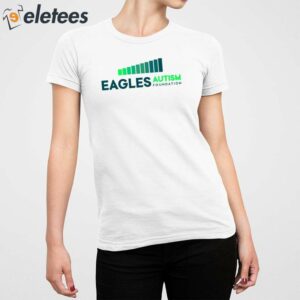 Kylie Kelce Eagles Autism Foundation Shirt 2