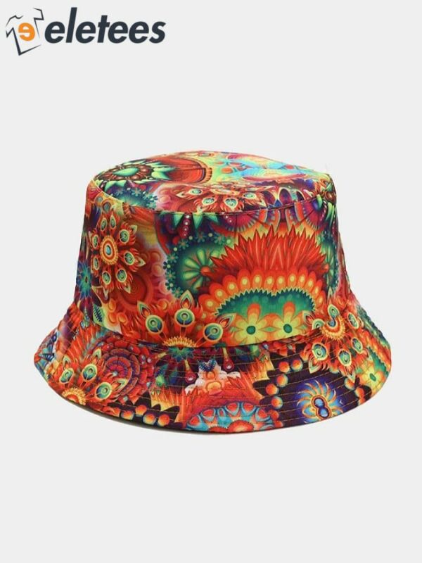 Ladies hippie sun protection bucket hat