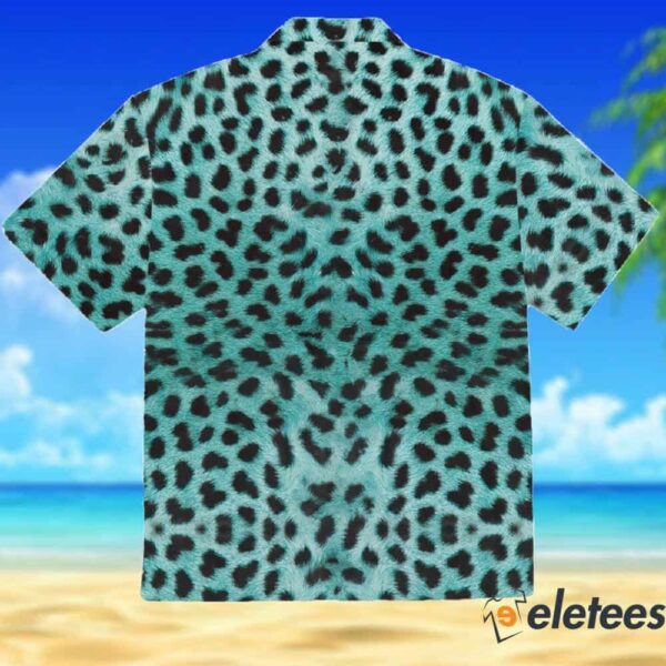 Leopard Print Mens Hawaiian Shirt