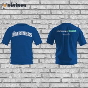 Mariners themed Make A Wish T shirt1